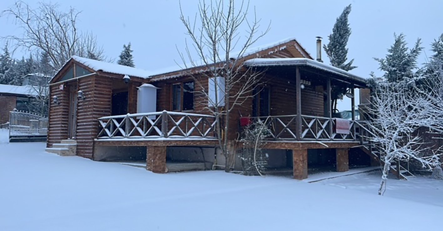 Günlük Kiralık Bungalov Kış Manzaraları